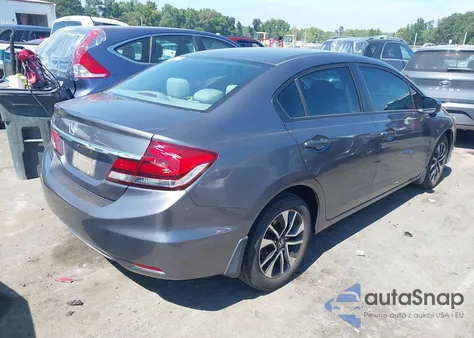 2015 Honda Civic Ex из США, поврежденный, VIN 19XFB2F86FE021089